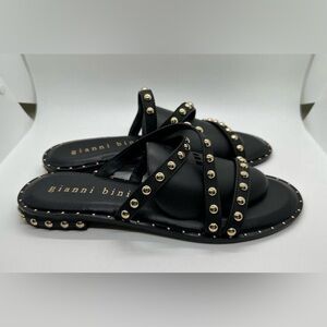 Gianni Bini Black Studded Band Sandals Size 9
Excellent Condition